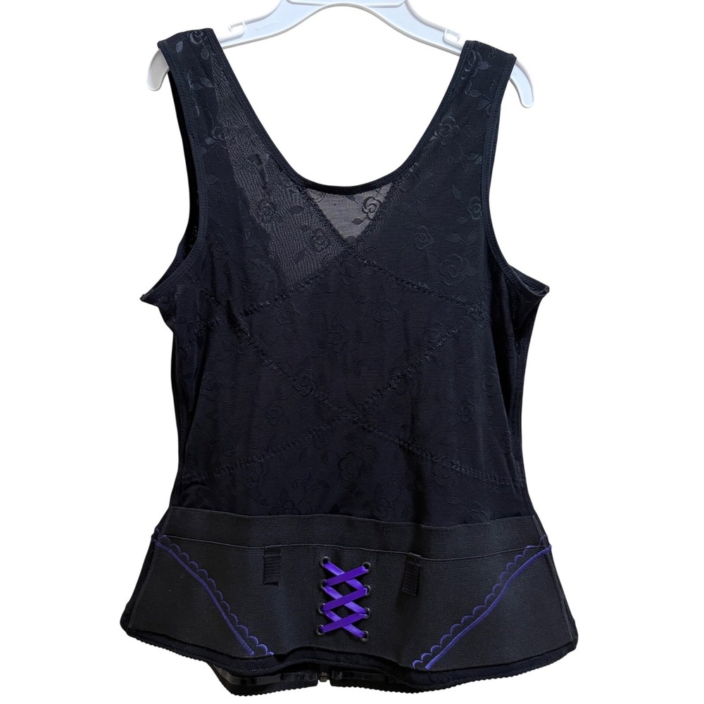 Can Can Concealment Corset Holster Womens L‎ Black Purple SheBang Tank Top CCW
